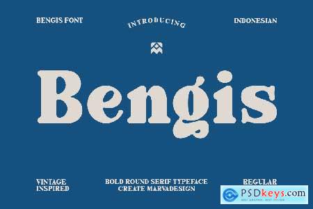 Bengis - Bold Serif Font