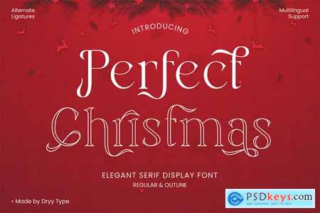 Perfect Christmas - Elegant Serif Font