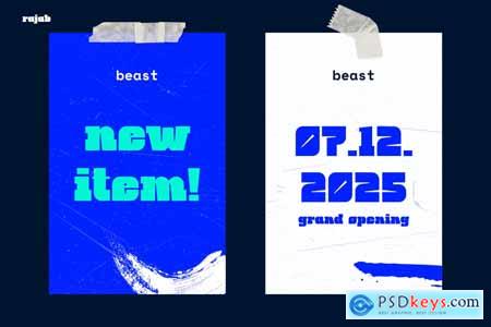 Rajab  Industrial Edge Font