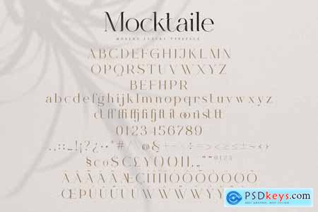 Mocktaile - Elegant Serif Font