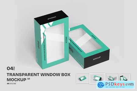 Transparent Window Box - Mockup
