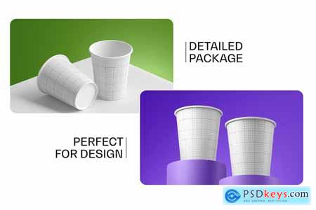 Disposable Paper Coffee Cup Mockup