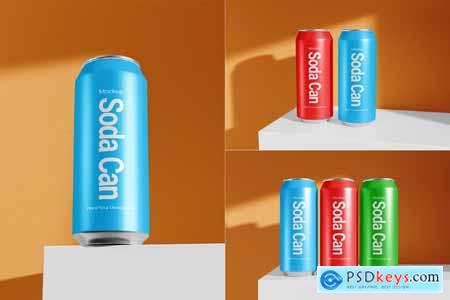 Hight Quality Soda Can Mockup