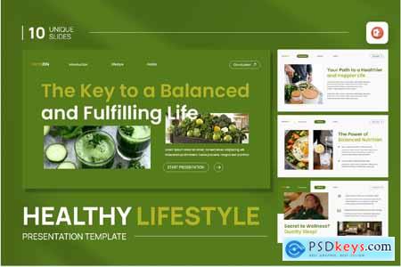Healthy Lifestyle & Wellness PowerPoint