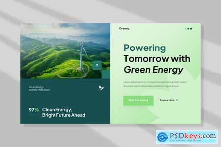 Green Energy Investor Pitch Deck PowerPoint