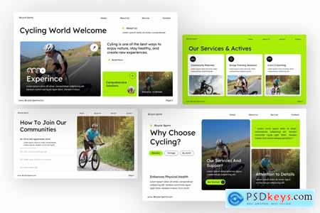 Bicycle Sports - PowerPoint Template