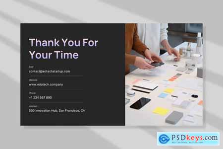 Education Technology Pitch Deck PowerPoint
