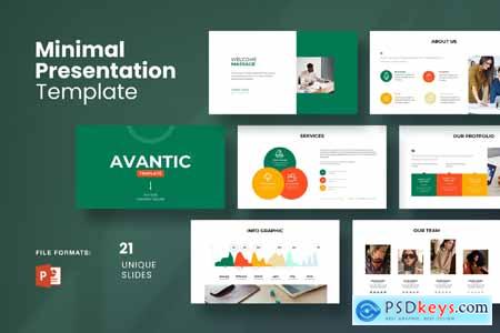 Avantic Minimal PowerPoint Presentation