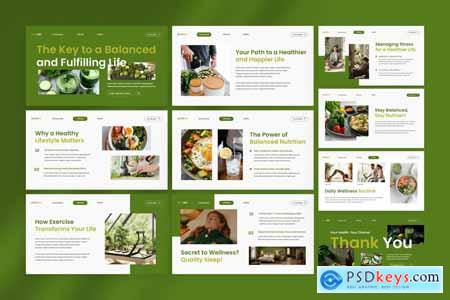 Healthy Lifestyle & Wellness PowerPoint