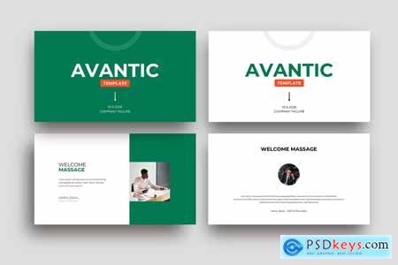 Avantic Minimal PowerPoint Presentation