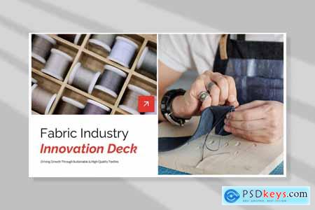 Fabric Industrial Pitch Deck PowerPoint