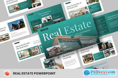 Clean Real Estate Catalogue PowerPoint
