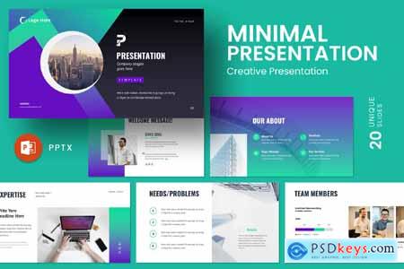 Simple Minimal Presentation Template