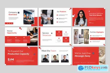 Fabric Industrial Pitch Deck PowerPoint