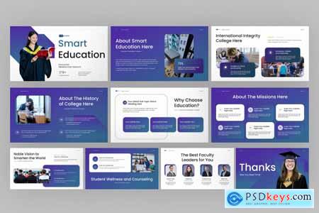 Modern Smart Education Presentation PowerPoint