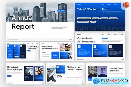 Annual Report - PowerPoint Template