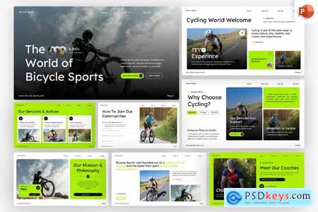 Bicycle Sports - PowerPoint Template