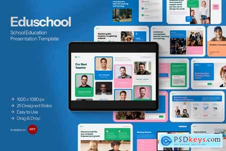 Eduschool Education School Powerpoint