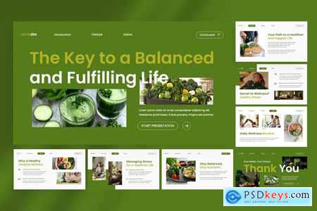 Healthy Lifestyle & Wellness PowerPoint