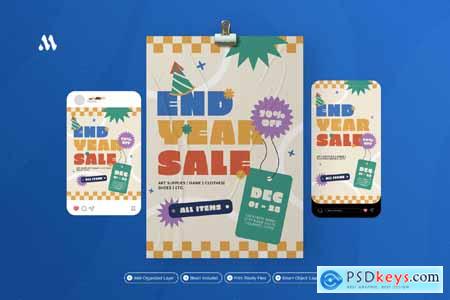 End Year Sale - Flyer Set