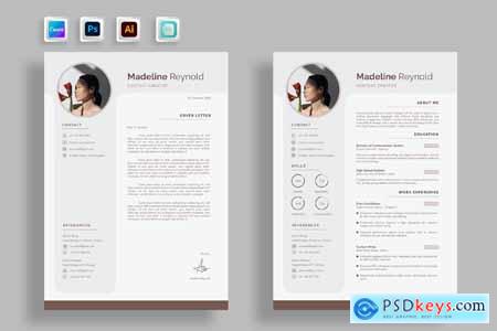 Elegant Professional Aesthetic Cv Resume