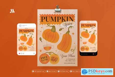 Pumpkin Spice - Flyer Set