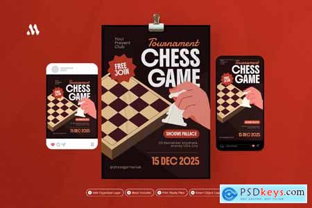 Chess Game - Flyer Set