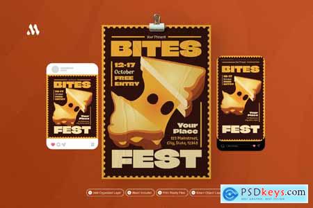 Bites Fest - Flyer Set