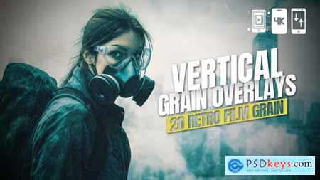 20 Retro Film Grain Vertical Overlays For Premiere Pro 60139553