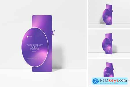 Shelf Wobbler Mockup