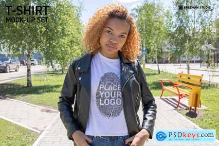 T-Shirt Mockup WVZ43SJ