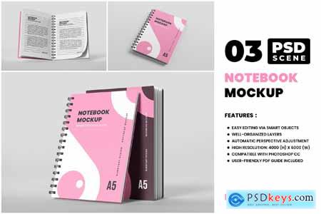 Notebook Mockup Sets