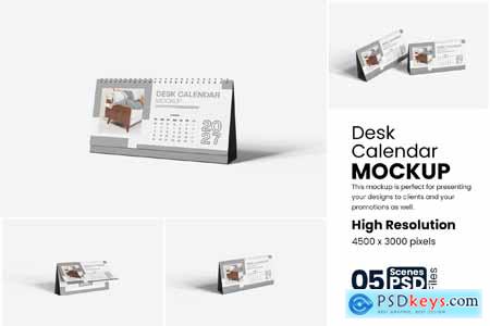 Desk Calendar Mockup