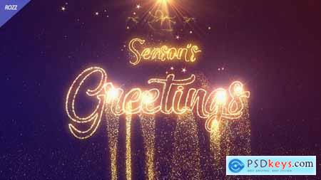 Seasons Greetings Line Gold 60156621