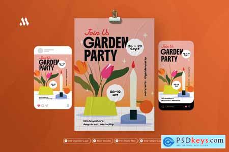 Garden Party - Flyer Set