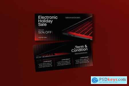 Electronics Holiday Sale Voucher