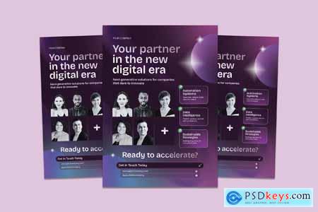 Gradient Energetic Tech Corporate Flyer Gradient Energetic Tech Corporate Flyer