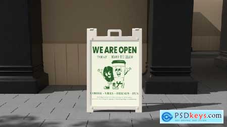 Stand Sign Mockup 60212447
