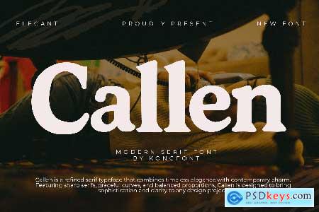 Callen  Modern Serif Font