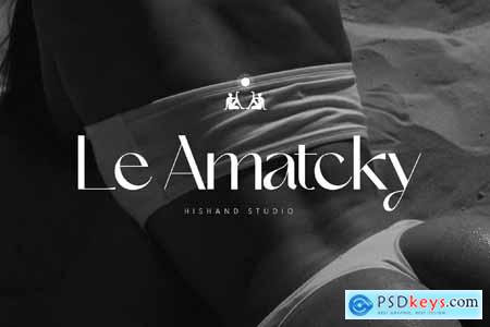 Le Amatcky Elegant Sans Serif