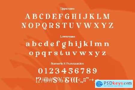 Retro Serif Aristera Font