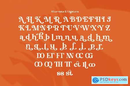 Retro Serif Aristera Font
