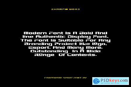 Sportech - Corporate Sport Font