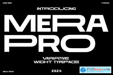 Mera Pro Expanded Variable Font
