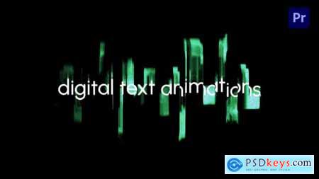 Glitch Text Animations 60235563