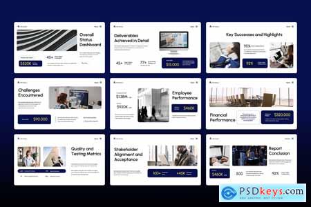 Milestone Review Powerpoint Template
