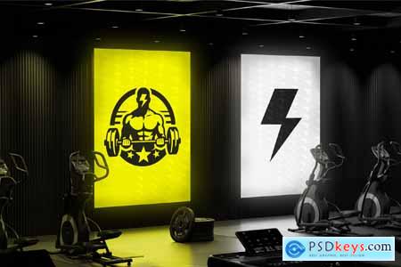 Gym Poster Mockup Gym Poster Mockup