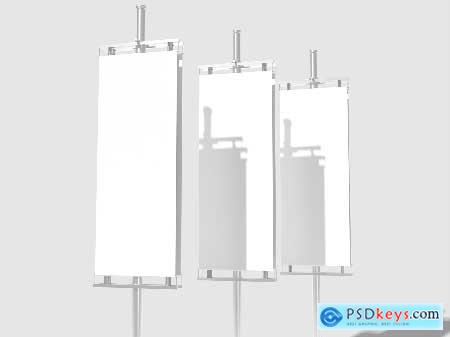 Pole Banner Mockup