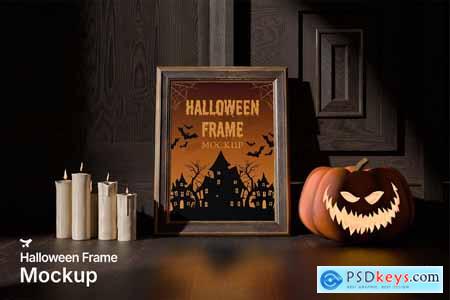 Halloween Frame Mockup Halloween Frame Mockup