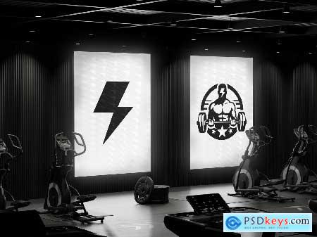 Gym Poster Mockup